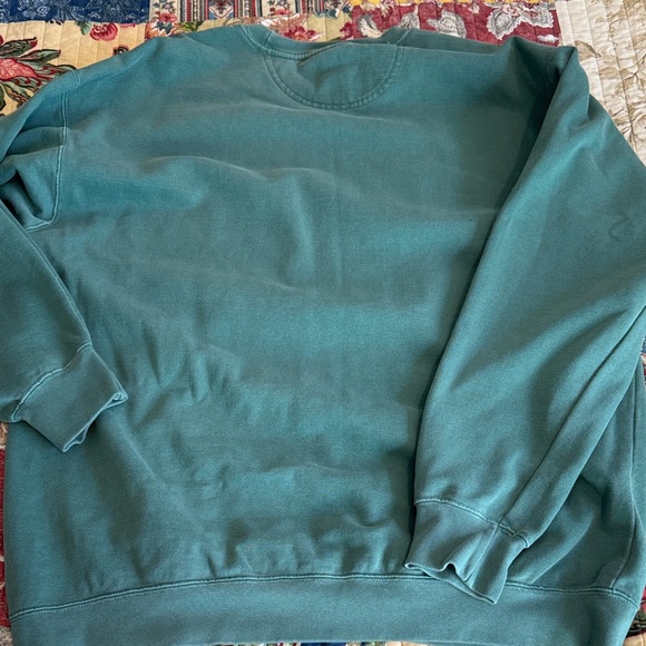 Comfort Colors Golden Retriever Teal Crewneck - Picture 6 of 6